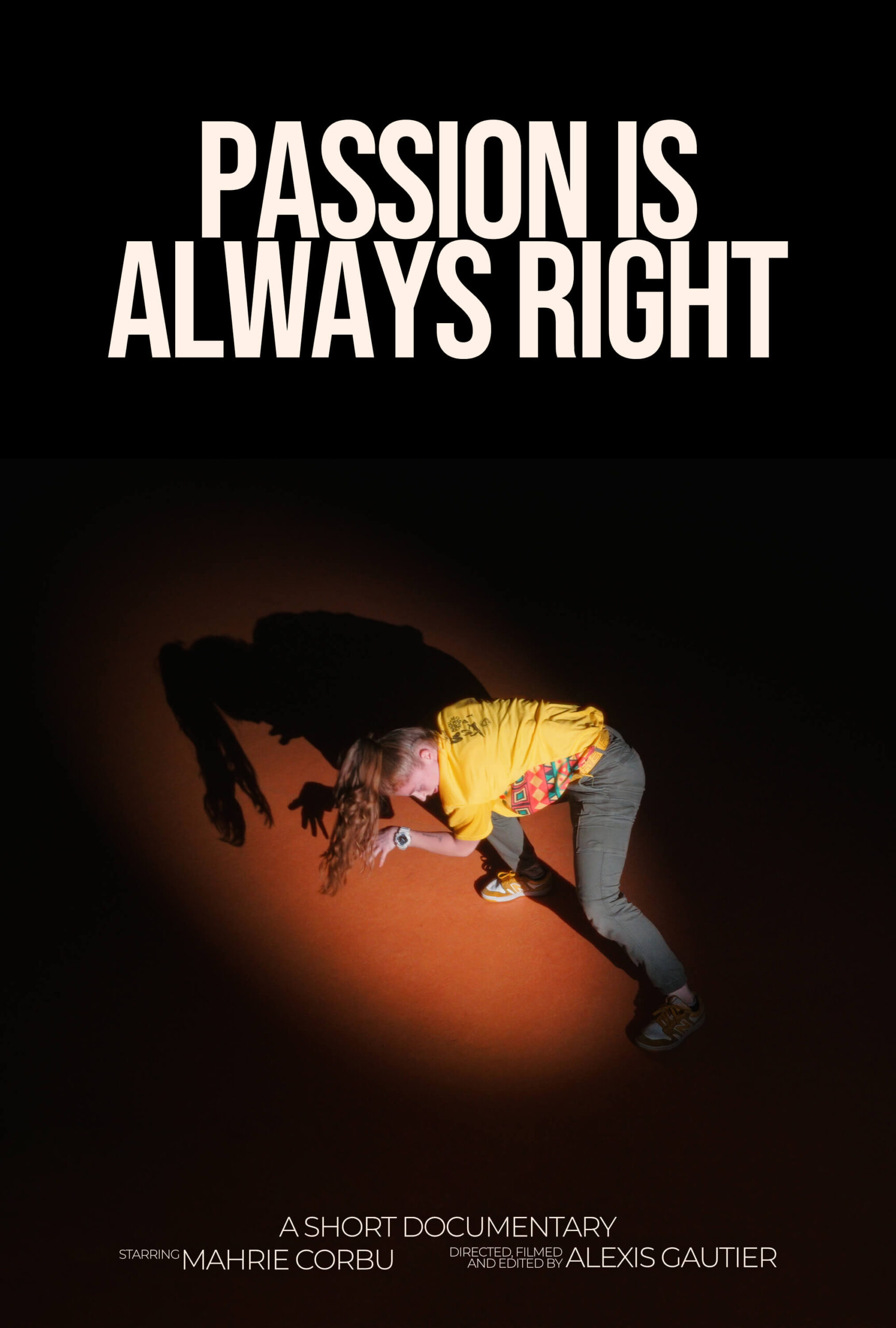 Poster du film Passion Is Always Right avec Mahrie Corbu