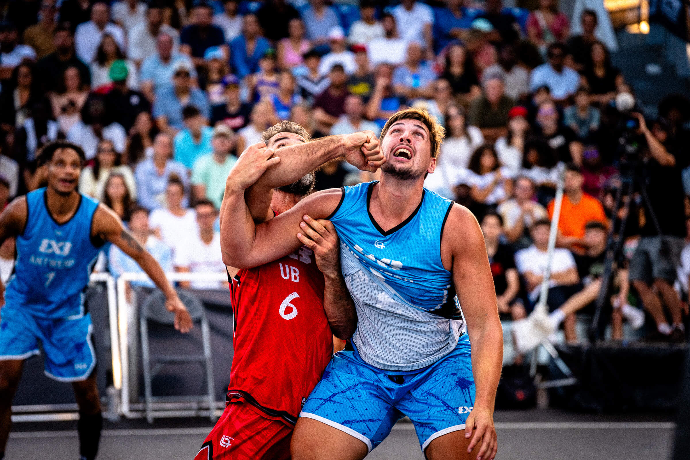 Match de basket lors du Festival Bordeaux 3x3 basketball